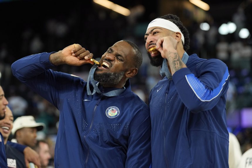 LeBron James and Anthony Davis