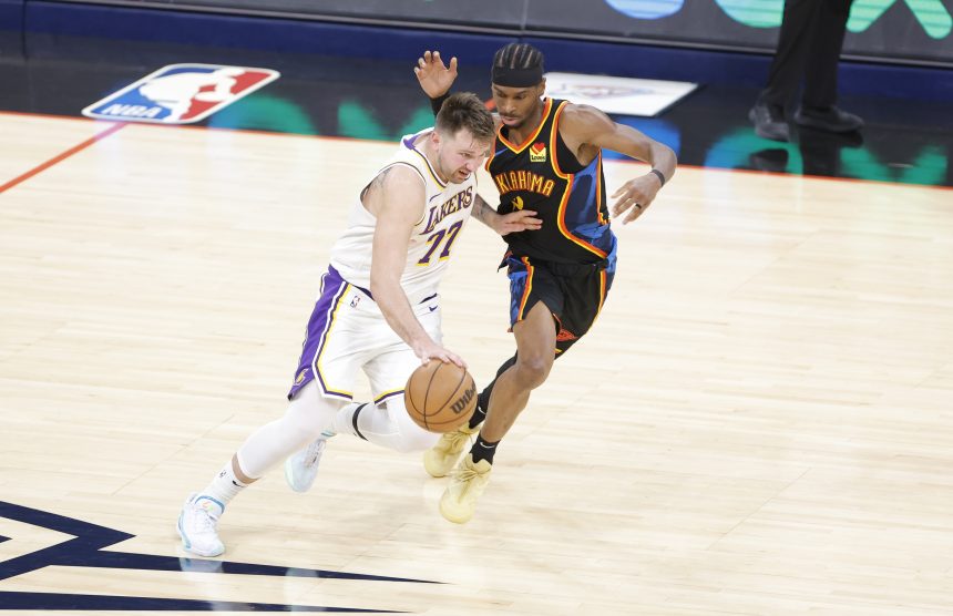 Luka Doncic and Shai Gilgeous-Alexander
