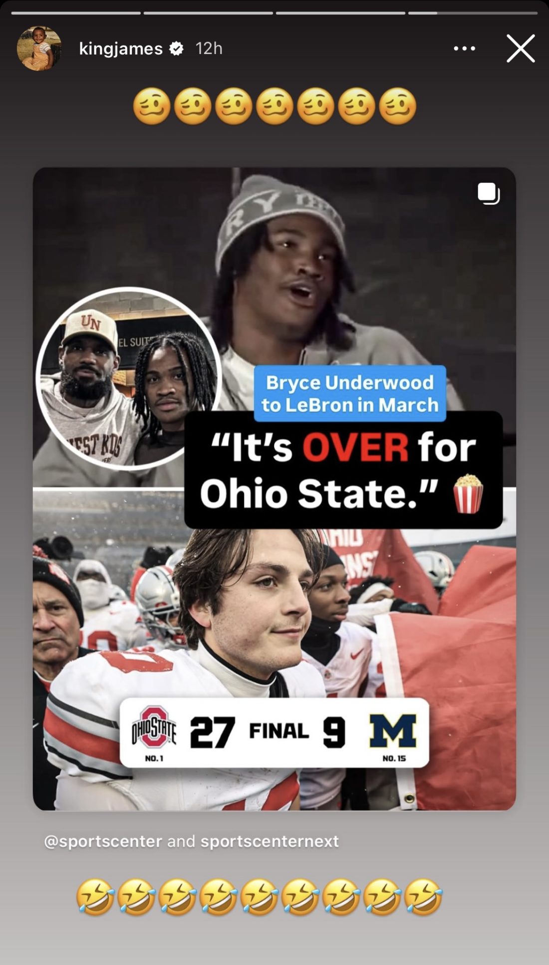 LeBron James and Bryce Underwood LeBron James and Bryce Underwood