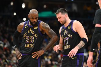 LeBron James and Luka Doncic