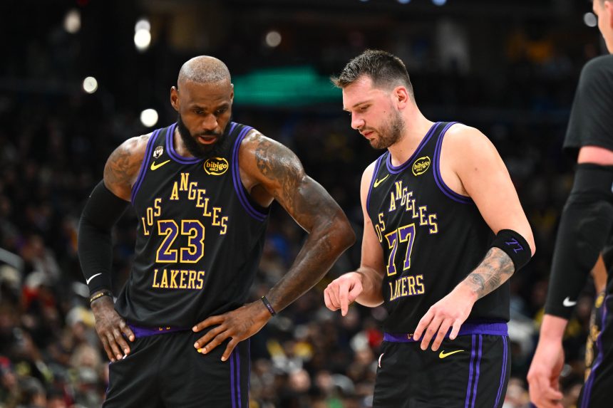 LeBron James and Luka Doncic