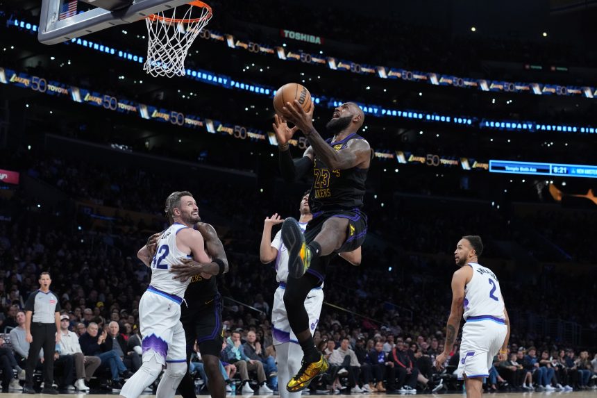 LeBron James and Kevin Love