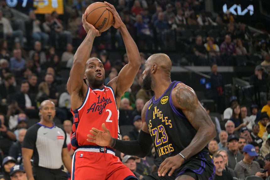 LeBron James and Kawhi Leonard