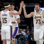 Austin Reaves and Luka Doncic