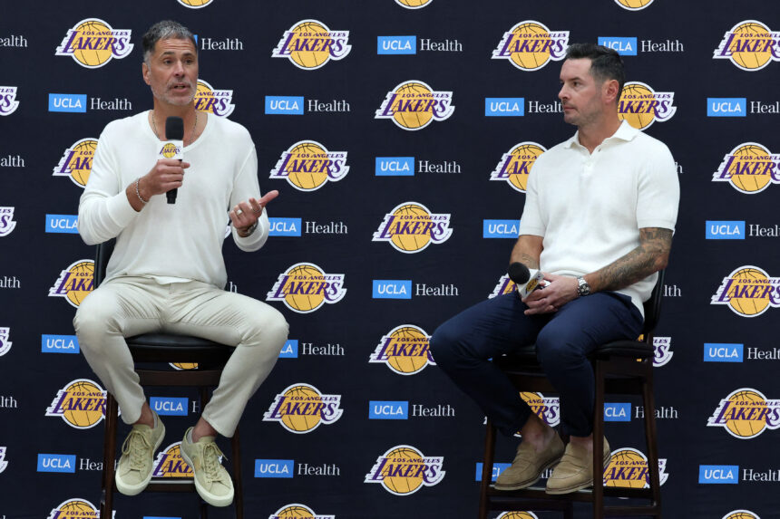 Rob Pelinka and JJ Redick