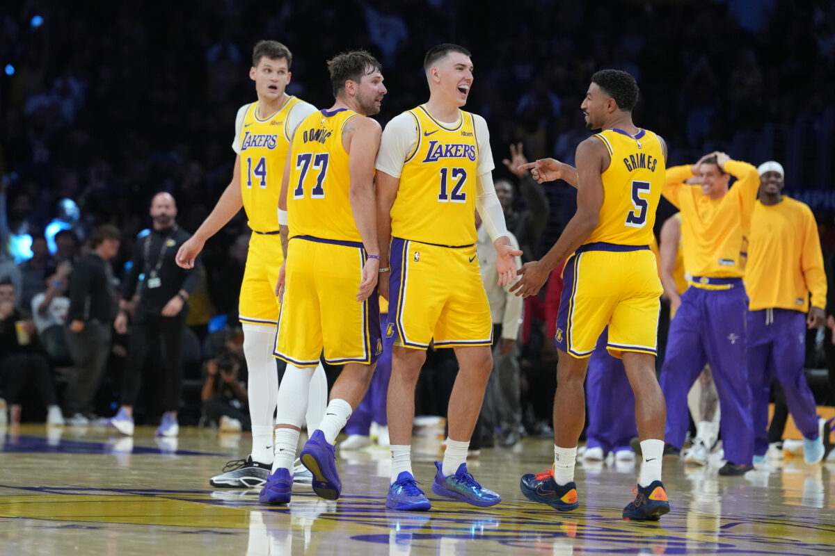 Report: Lakers update Jake LaRavia’s status, rule out 2 players vs. Jazz